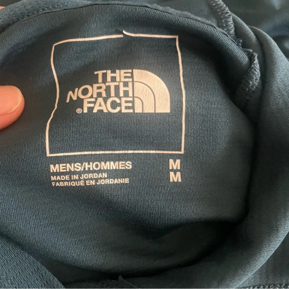 The North Face grey blue Hoodie size medium